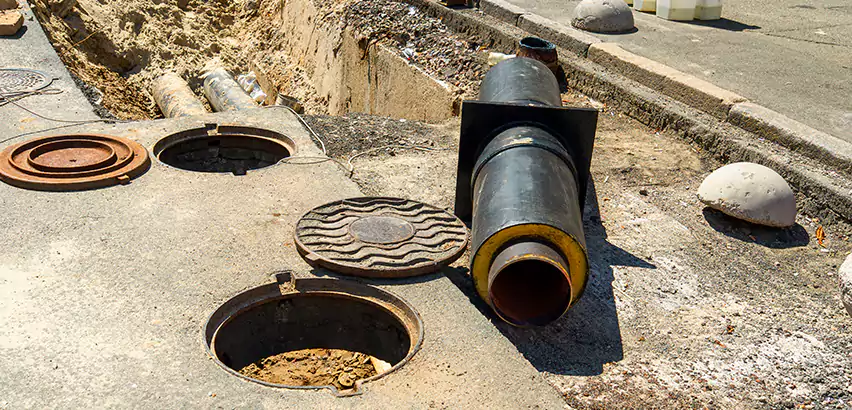 Lateral Sewer Line Replacement in Graham